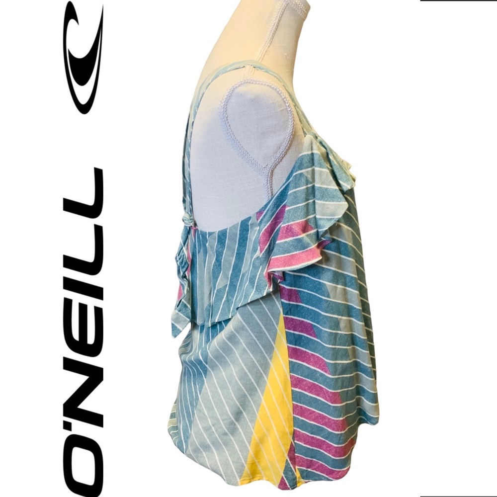 🔥SOLD🔥 O’NEILL NWOT Striped Tank Top with Adjustable Straps Size Small - Picture 6 of 9